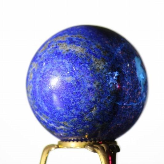 ラピスラズリ 154g 天然 無着色 丸玉 球 スフィア 天然石 パワーストーン ウルトラマリンブルー アフガニスタン 光る石 開運 青金石 青い石 BLUE(JM9) |  | 04