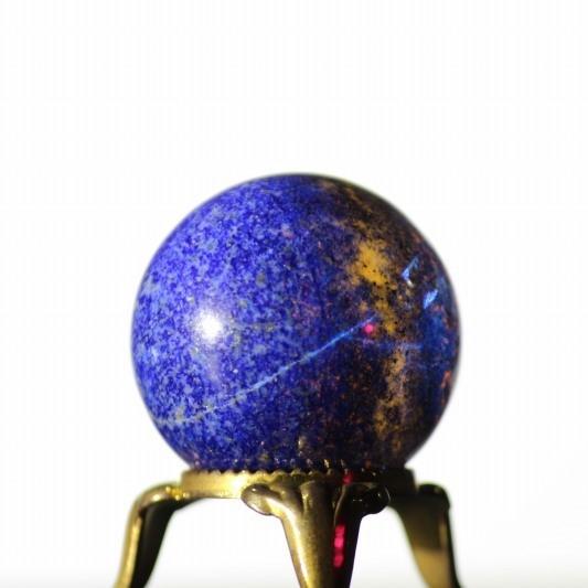 ラピスラズリ 49g 天然 無着色 丸玉 球 スフィア 天然石