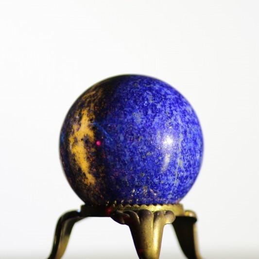 ラピスラズリ 49g 天然 無着色 丸玉 球 スフィア 天然石