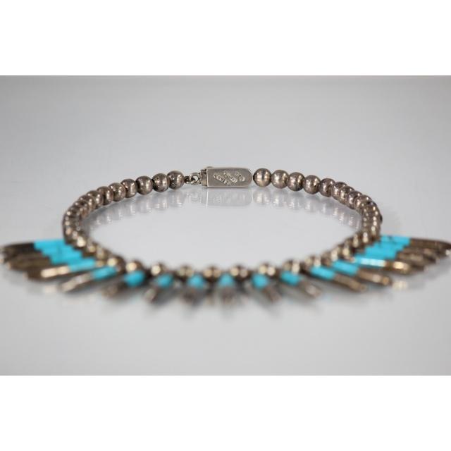 インディアンジュエリー ターコイズ ネックレス （JU15