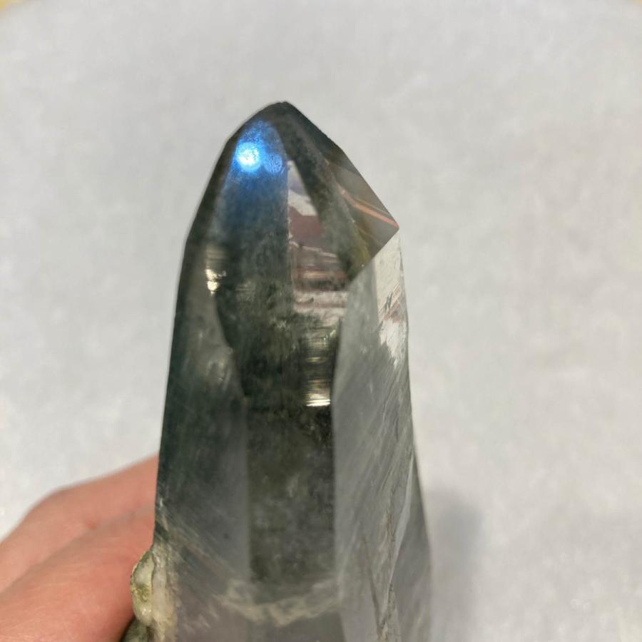 ガネーシュヒマール産 ヒマラヤ水晶 約276g クローライト (緑泥 ガネーシュヒマール産 ヒマラヤ水晶 約276g クローライト (緑泥