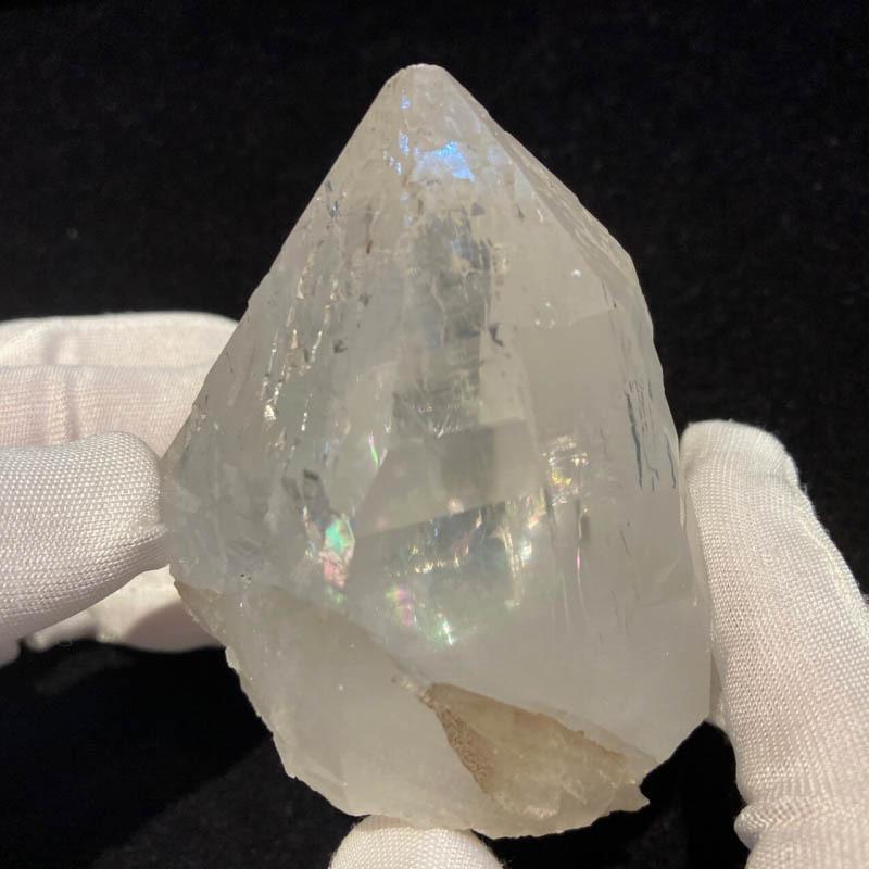 ガネーシュヒマール産 ヒマラヤ水晶 約350g 美しいレインボー入り   透明感　セルフヒールド　蝕像 浄化 癒し (JU17) |  | 01