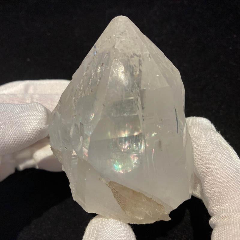 ガネーシュヒマール産 ヒマラヤ水晶 約350g 美しいレインボー入り   透明感　セルフヒールド　蝕像 浄化 癒し (JU17) |  | 02