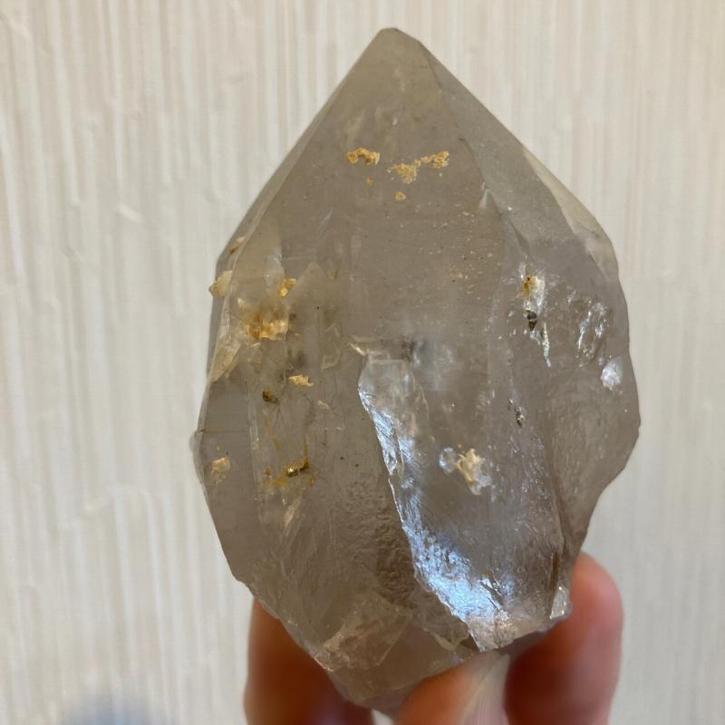 ガネーシュヒマール産 ヒマラヤ水晶 約350g レインボー  スモーキークォーツ カ  浄化 癒し (JU18) |  | 12