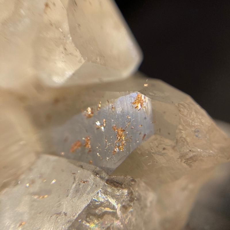 ガネーシュヒマール産 ヒマラヤ水晶 約451g レインボー  貫入水晶 セルフヒールド サゲニティッククォーツ 条線 透明度 浄化 癒し (JU24) |  | 11