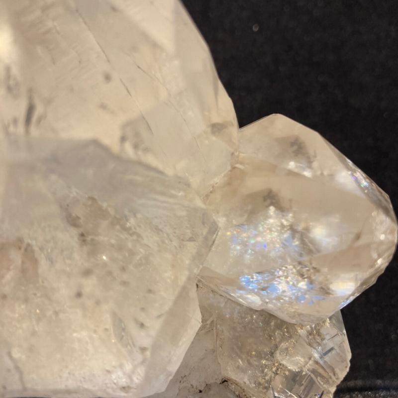 ガネーシュヒマール産 ヒマラヤ水晶 約451g レインボー  貫入水晶 セルフヒールド サゲニティッククォーツ 条線 透明度 浄化 癒し (JU24) |  | 17