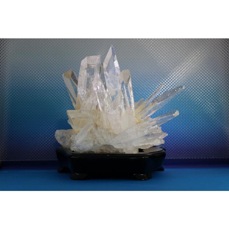 コロンビア産 タビュラー クラスター 3,349g 17x19.5x19.5cm 大型 水晶 パワーストーン 条線 原石 一点物 天然石(JU3) |  | 04