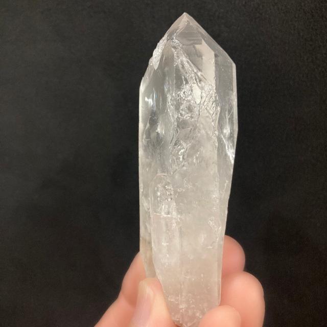 ライトニングレムリアンシードクリスタル　雷水晶　原石　アイリス　レインボー入り　虹入り水晶　(JU45) |  | 14