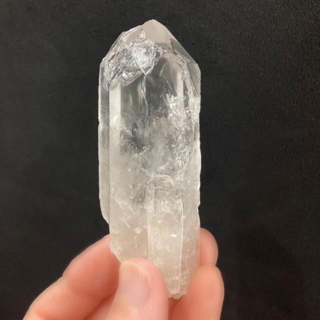 ライトニングレムリアンシードクリスタル　雷水晶　原石　アイリス　レインボー入り　虹入り水晶　(JU45) |  | 15