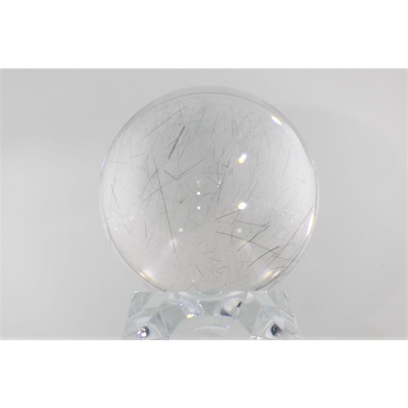 天然クォーツ サゲニティック・クォーツ 桐箱入り 283.22g 針水晶　天然石(JU8) |  | 02