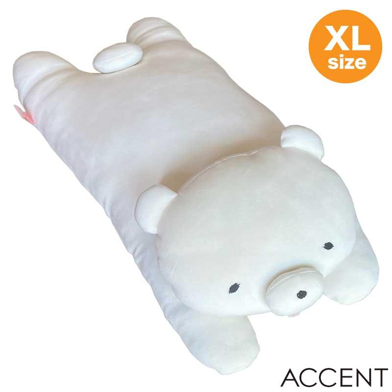 motto_kuma モットクマ ホワイト モチクマ/もちくま MOCHIKUMA CUSHION XL (original) クッション