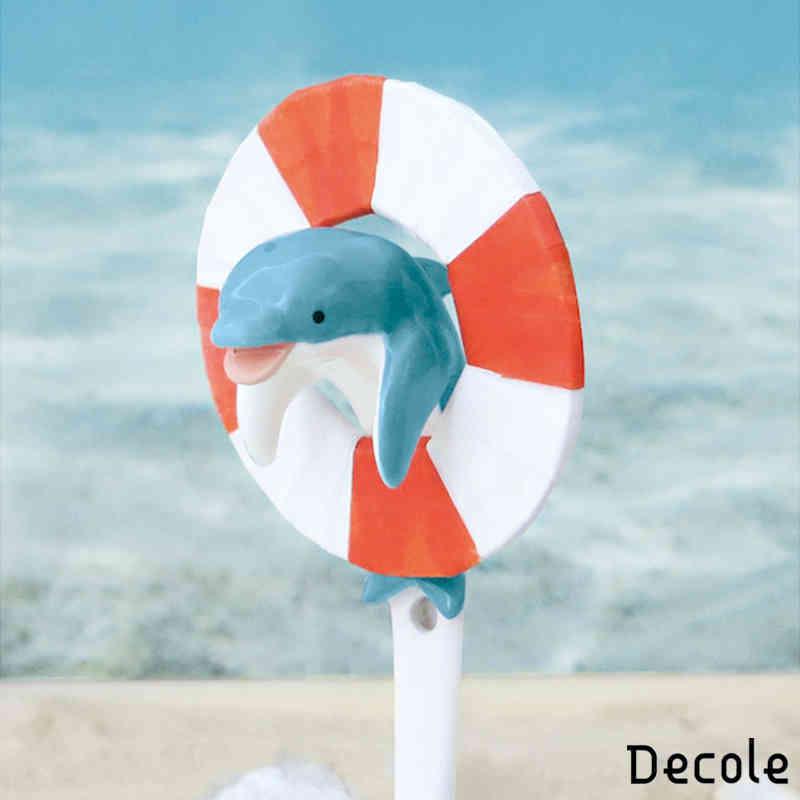激安【新品】まりんスプーン　イルカ　アザラシ　ペンギン　ジンベイザメ デコレ(DECOLE) るんるんまりん まりんスプーン・3本セット