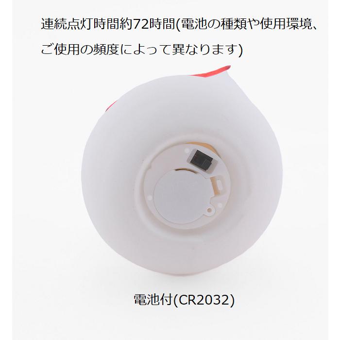 鏡餅のオブジェとしても使える 半磁器のLEDライト 雪だるま 電池付き 帽子付き 橙付き 飾り紐付き 緩衝材入りのボックス付き 手のひらサイズ ストーンウェア |  | 07