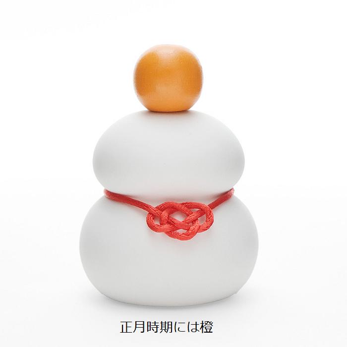 鏡餅のオブジェとしても使える 半磁器のLEDライト 雪だるま 電池付き 帽子付き 橙付き 飾り紐付き 緩衝材入りのボックス付き 手のひらサイズ ストーンウェア |  | 06