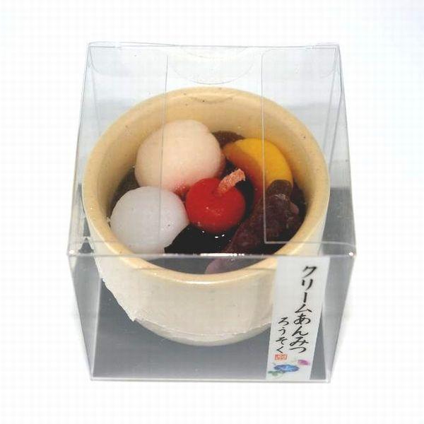 クリームあんみつ ろうそく キャンドル 故人の好物シリーズ 母の日 カメヤマローソク |  | 02