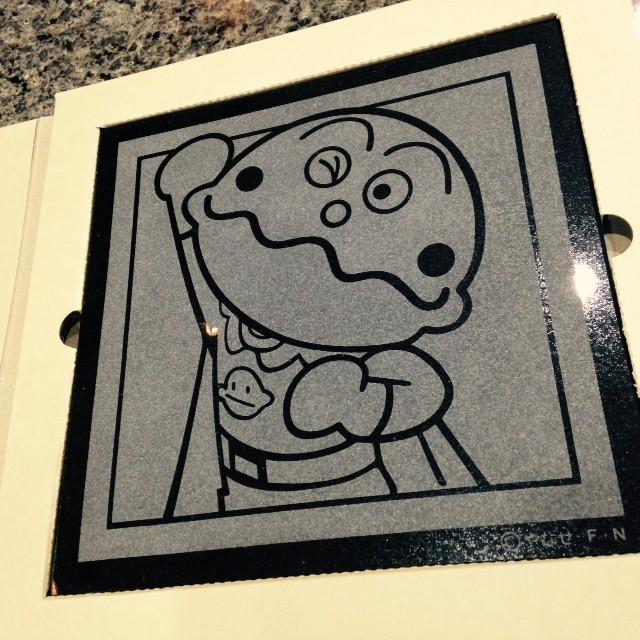 アンパンマン 絵タイル 御影石 アンパンマン 絵タイル 10cm角 黒タイプ プレゼント ギフト