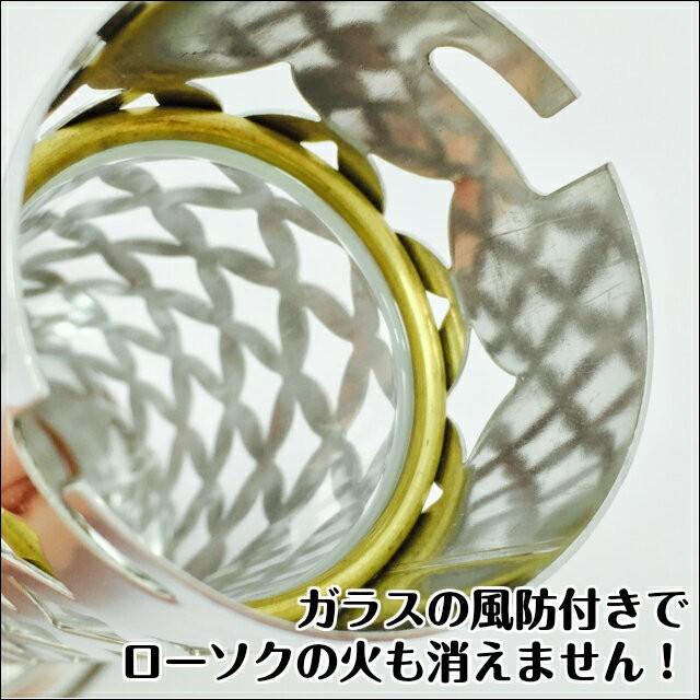 ステンレス ローソク立て 6寸 7寸 ガラスの風防付 ※1本のお値段です！送料無料 |  | 05