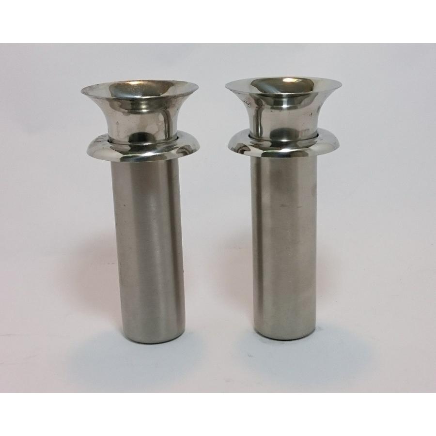 ステンレス製 花筒 1本 お墓用 花立 花立て 直径48mm お墓のリフォーム 錆びにくい お掃除ラクラク 簡単 48 落とし込み 140mm 買いまわり 彼岸 お盆 | 