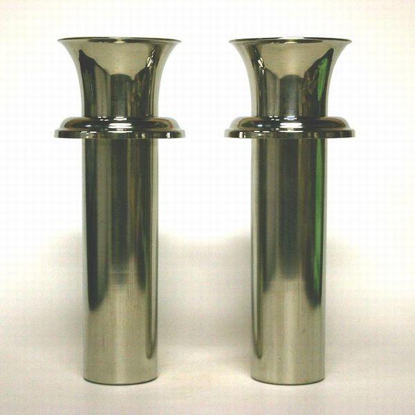 ステンレス製 花筒 1本 お墓用 花立 花立て 直径44mm お墓のリフォーム 錆びにくい お掃除ラクラク 簡単 44 買いまわり 彼岸 お盆 | 