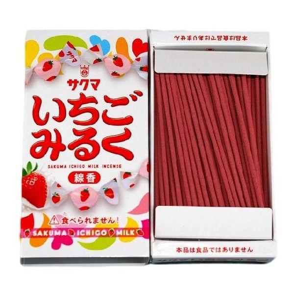 いちごみるく お線香 ミニ寸線香 50g 燃焼時間 約19分 ネコポス対応 ギフトにも |  | 01