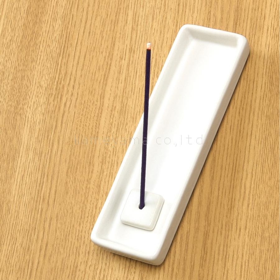 香立て・香皿セット 79150000 カメヤマ 香立て 香皿 セット 線香 お香 シンプル 白 ホワイト お手入れラクラク |  | 03