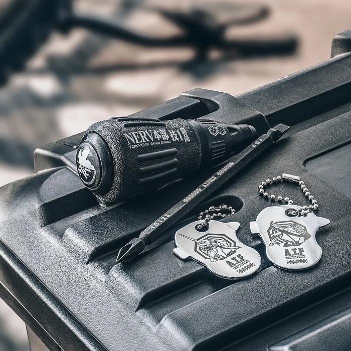 差替式 2WAY ドライバー NERV ATF-412 特務機関 工具 レーザーマーキング ワークブランド 角利産業 A.T.FIELD エヴァ |  | 01