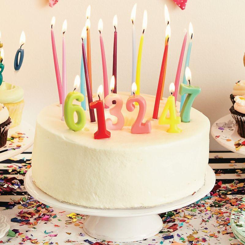 2番 ナンバーキャンドル 数字ろうそく ローズ 誕生日 ケーキ パーティー ネコポス対応 キャンドル スリムレディキャンドル 20本入り ブルー パーティーグッズ 雑貨 ろうそく 誕生日 クリスマス 業務用