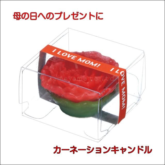 カーネーション キャンドル 母の日 ギフト プレゼント バースデー 誕生日 ネコポス | 