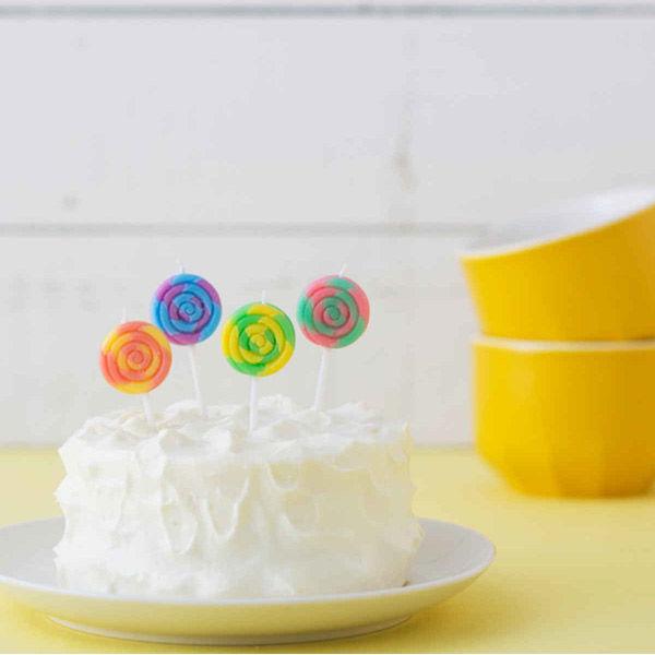 ペロペロキャンディ キャンドル 4本入り かわいい おしゃれ ロリポップ lollipop インスタ映え Instagram オススメ パーティ バースデー 誕生日 ろうそく ケーキ |  | 01