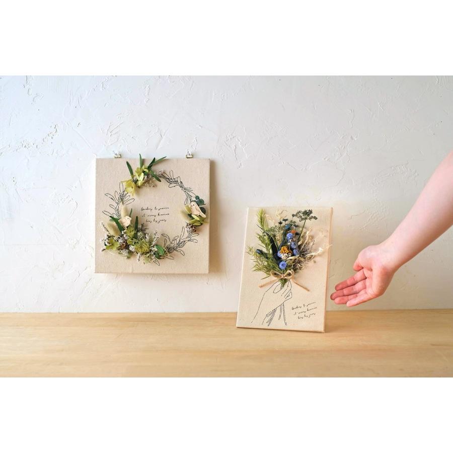 GREENHOUSE キャンバスボード Ｍサイズ 5161-B リース ハンドメイド用 グリーンハウス 自立 壁掛け 資材 ドライフラワー プリザーブドフラワー |  | 03