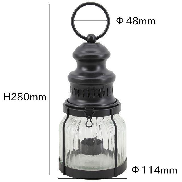 クラシックランタン アイアン製 ブラック オシャレ キャンドルホルダー モダン スタンド ノスタルジック カメヤマ キャンプ 野外 アウトドア 風防付き |  | 01