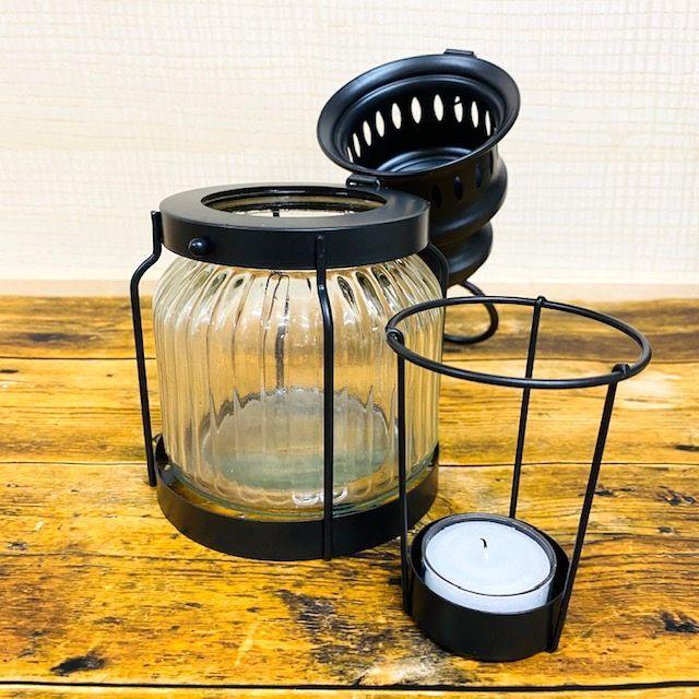 クラシックランタン アイアン製 ブラック オシャレ キャンドルホルダー モダン スタンド ノスタルジック カメヤマ キャンプ 野外 アウトドア 風防付き |  | 06