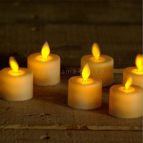 イルミネティーライト６個入り 充電式 ＬＥＤキャンドル 充電器 ＡＢＳ樹脂 リモコン ＨＩＰＳ樹脂 テスト用電池 ＣＲ２０２５１個付き SDGs | 