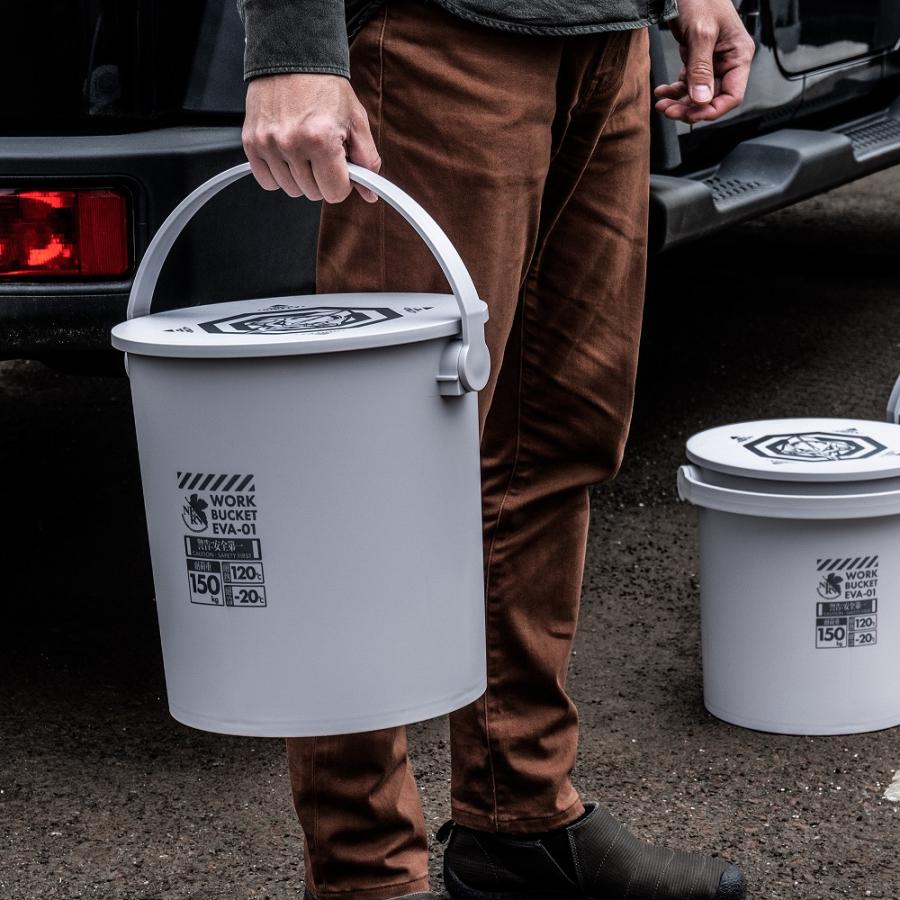 ワークバケット エヴァンゲリオン 初号機モデル バケツ ワークバケツ 業務用 日本製 ワークブランド A.T.FIELD JEJアステージ 収納 イス |  | 06