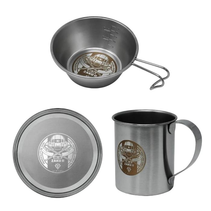 ステンレスシェラカップ 320ml ザクIIモデル G-401 機動戦士ガンダム めもり付き アウトドア キャンプ 登山 食器 積み重ね 軽量 高耐久 調理器具 煮る 焼く |  | 15