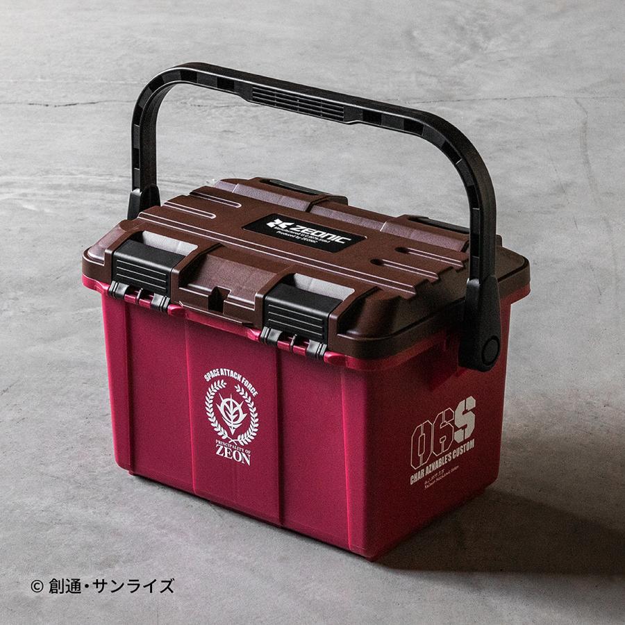 ツールボックス 17L おしゃれ ガンダム シャア 専用 レッド 高耐久 スタッキング 収納 整理 DIY アウトドア 釣り具 ホビーパーツ 赤 大容量 機動戦士ガンダム |  | 01