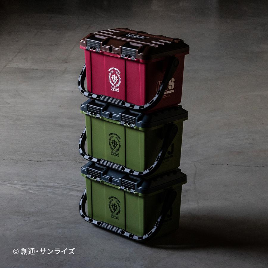 ツールボックス 17L おしゃれ ガンダム シャア 専用 レッド 高耐久 スタッキング 収納 整理 DIY アウトドア 釣り具 ホビーパーツ 赤 大容量 機動戦士ガンダム |  | 05