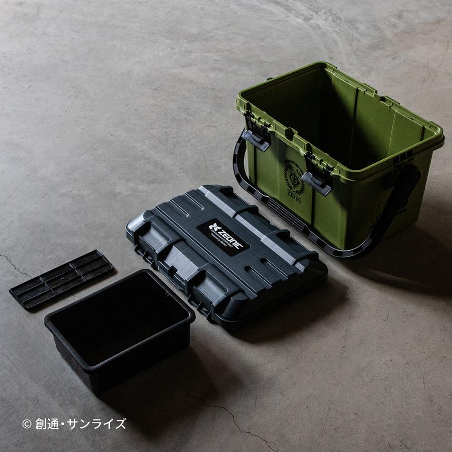 新品 未開封 ガンダム ジオン メタルケース 緑 工具入れ ツールボックス 新品 未開封 ガンダム ジオン メタルケース 緑 工具入れ ツール