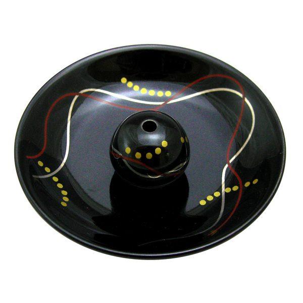 華かんざし 香立付香皿 日本製 有田焼 全5色 薫寿堂 お香立て 線香立て インセンスホルダー 伝統色 小物入れ 薄紅 白妙 黄釉 新緑 漆黒 推しカラー 上品 高級感 |  | 10