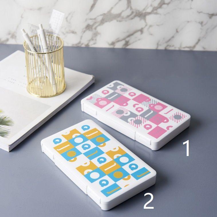 即納 マスクケース 持ち運び ハードケース マスク 8枚〜10枚 収納 携帯 携帯ケース 保管 軽量 かわいい おしゃれ プラスチック ポリプロピレン メール便送料無料 |  | 04