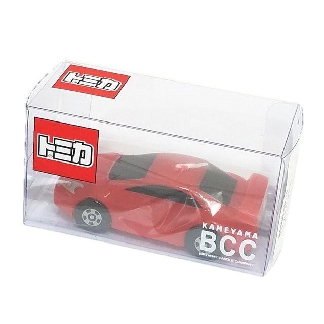 待望☆】 トミカキャンドル スポーツカー 赤 トミカ ろうそく 誕生日 お祝い パーティ デコレーション キャンドル ケーキ カメヤマ トミカ キャンドル はしご車 1個