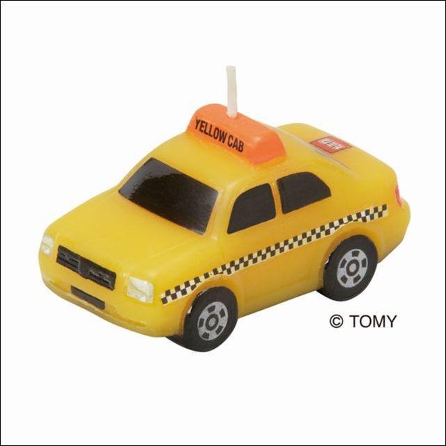 トミカキャンドル タクシー 最新アイテム トミカ ろうそく 誕生日 ネコポス対応 新しい デコレーションキャンドル お祝いパーティ ケーキに