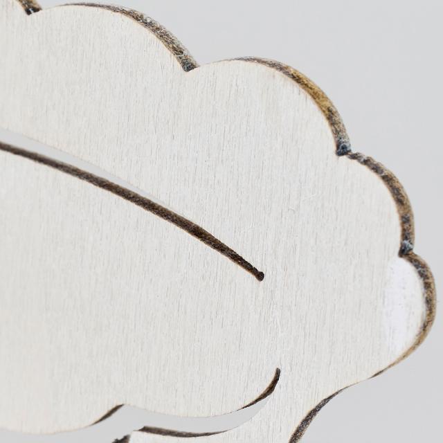 1枚の価格です 選べる3色 サンデープレート 東京堂 ZE009087 木製 ホワイト イエロー ライトブルー 白 黄色 水色 ハンドメイド 資材 花はついていません |  | 02