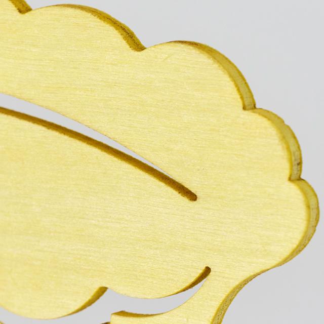 1枚の価格です 選べる3色 サンデープレート 東京堂 ZE009087 木製 ホワイト イエロー ライトブルー 白 黄色 水色 ハンドメイド 資材 花はついていません |  | 04