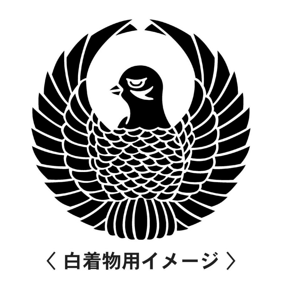 【 雀の丸 紋 】6枚入(布製のシール)羽織や着物に貼る家紋シール。男性 女性 留袖 黒紋付 白.黒地用 男の子着物用 七五三 お宮参り 貼り紋 |  | 01