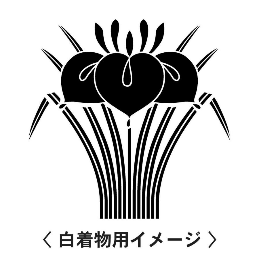 【 立ち杜若 紋 】6枚入(布製のシール)羽織や着物に貼る家紋シール。男性 女性 留袖 黒紋付 白.黒地用 男の子着物用 七五三 お宮参り 貼り紋 |  | 01