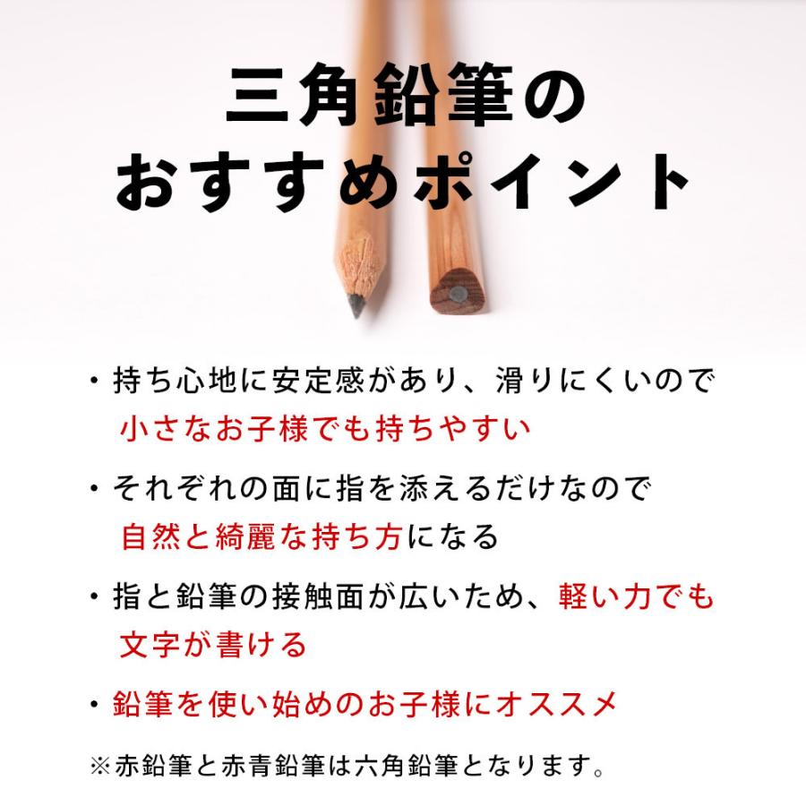 名入れ 鉛筆 三角ねーむ鉛筆 トロワ 2B 赤鉛筆 赤青鉛筆 三角鉛筆 卒園 記念品 オリジナル えんぴつ 木目 ウッド |  | 08