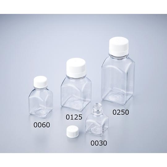 角型培地瓶(PETG製・滅菌済) 60mL 24本×4入 2019-0060 1-1500-12