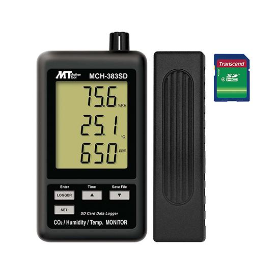 データロガデジタル MCH-383SD(温度・相対湿度・CO2計) 1-2517-03