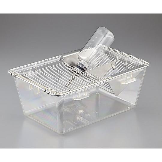 マウス飼育ケージ 225×338×140mm 1-3352-03 : 機械工具の